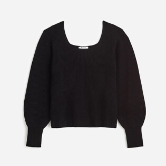 Madewell SoftWool Square-Neck Pullover Sweater Size XL - Picture 1 of 6